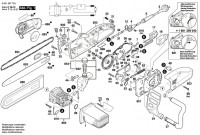 Bosch 0 601 597 703 Gke 40 Bce Chain Saw 230 V / Eu Spare Parts